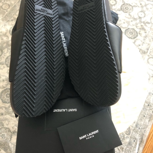 YVES SAINT LAURENT Joan slide sandals - Picture 4 of 9